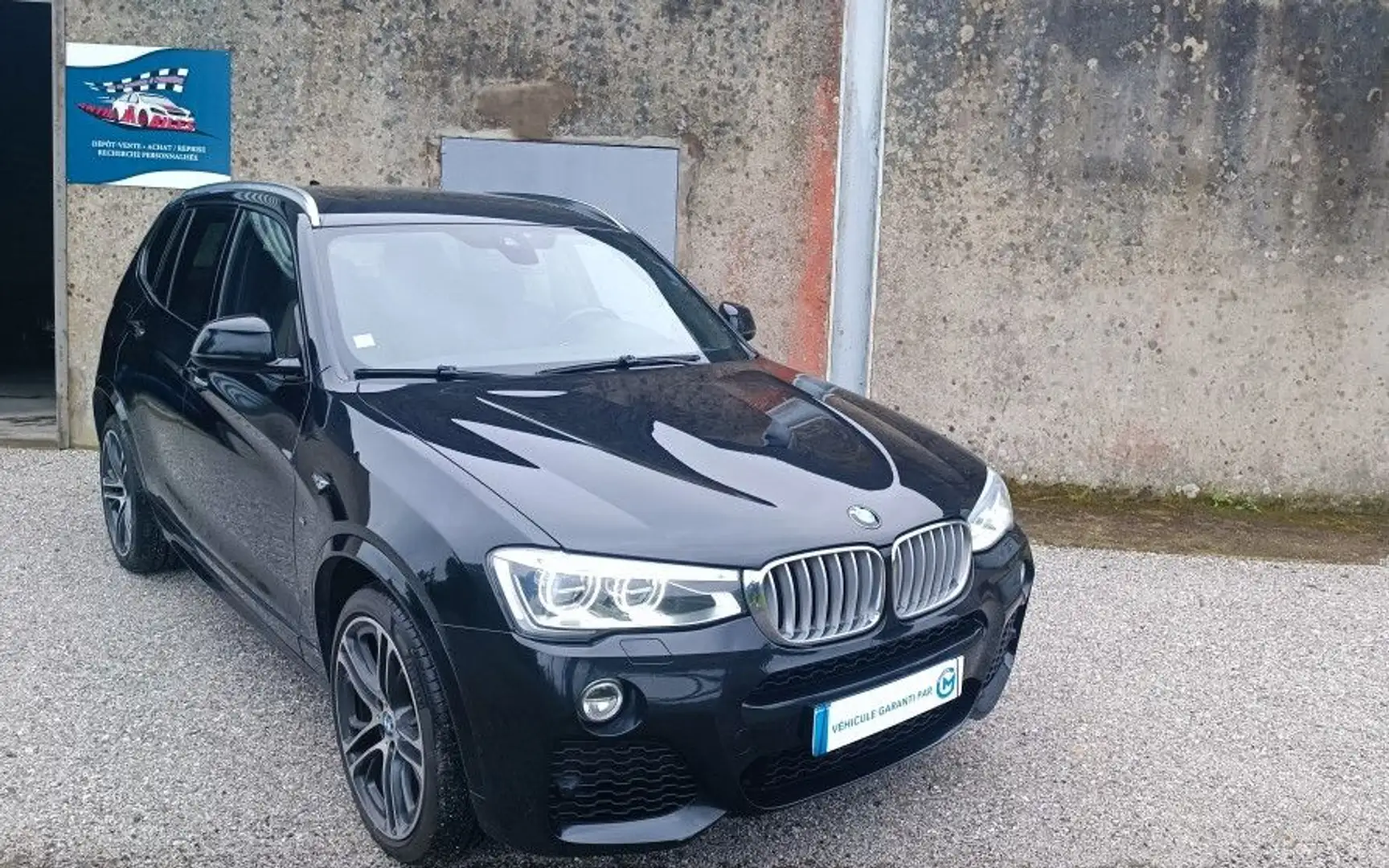 BMW X3 Xdrive 3 Litres M sport 313cv Noir - 1