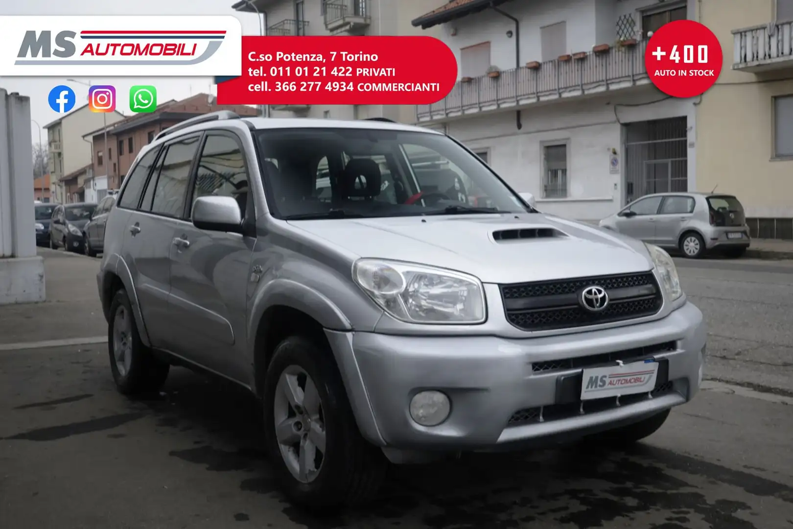 Toyota RAV 4 Toyota RAV4 2.0 Tdi D-4D cat 5 porte Unicoproprie Ezüst - 1