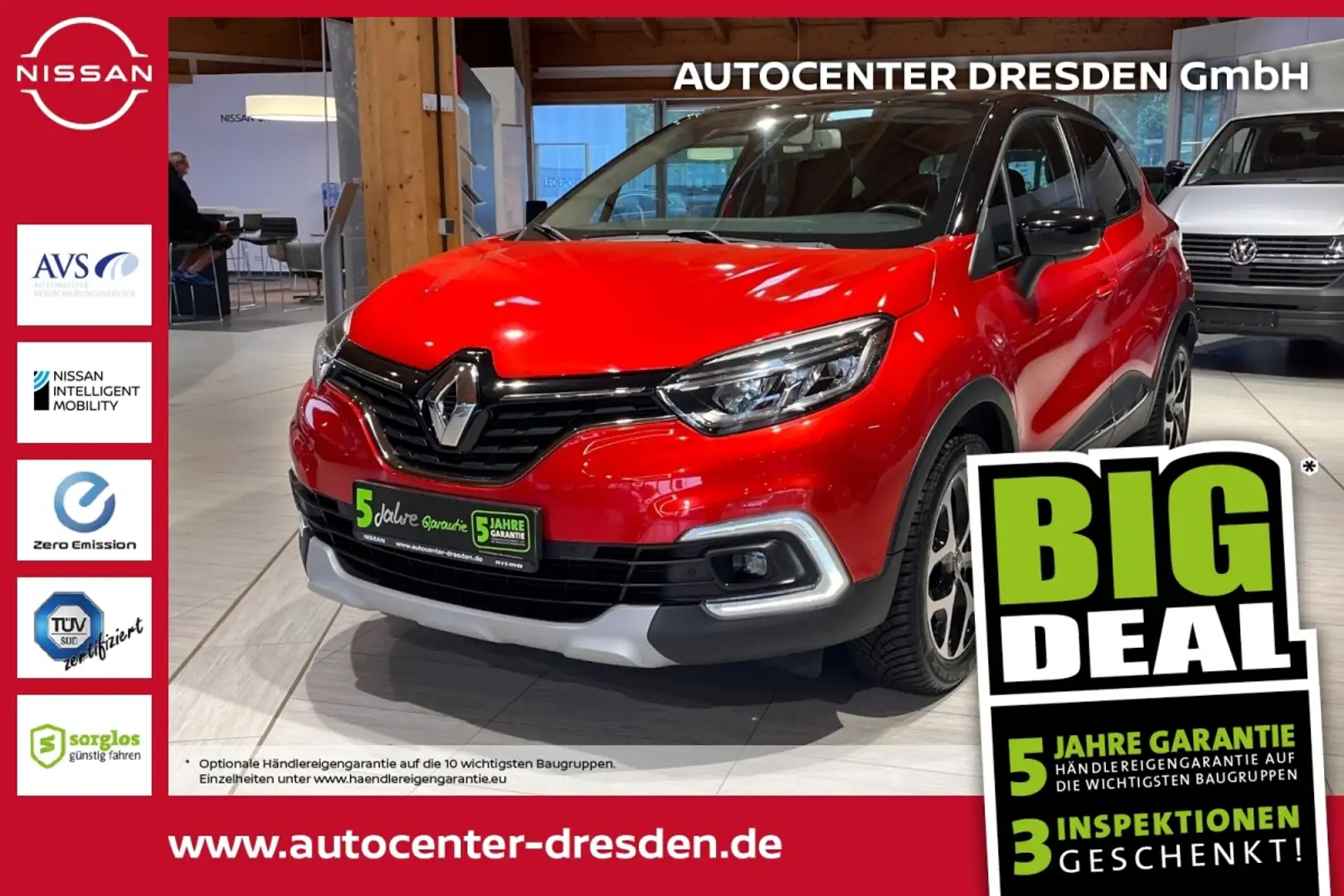 Renault Captur 1.3 TCe 130 GPF Collection Navi Kam PDC Красный - 1