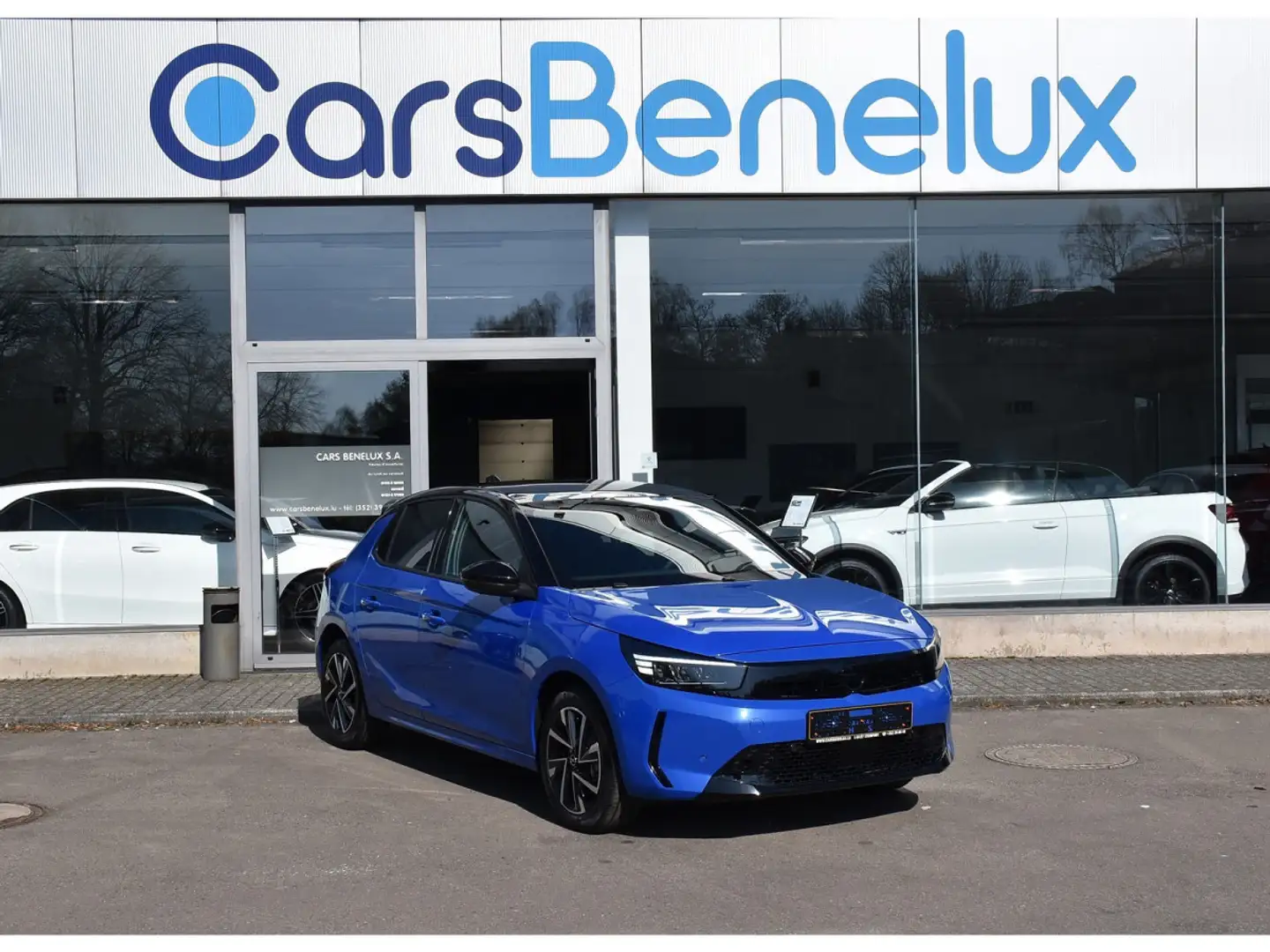 Opel Corsa 1.2 GS AT8 Facelift TOIT PANO GPS SG CHFF SIDE CAM Bleu - 1