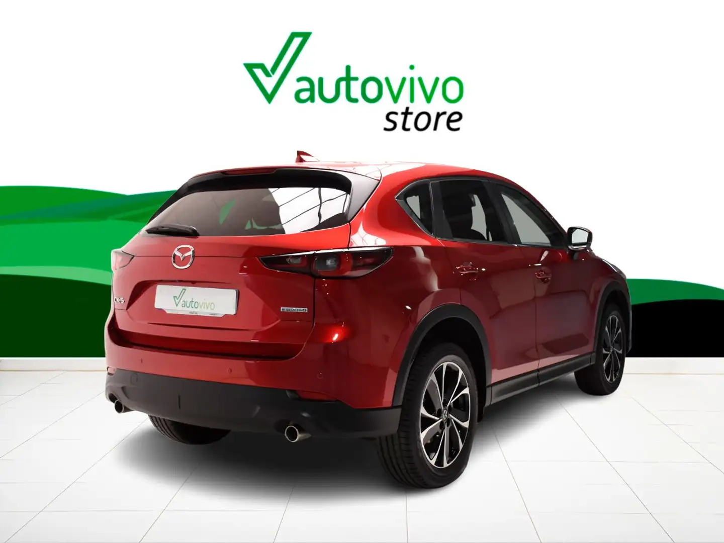 Mazda CX-5 EXCLUSIVE-LINE MHEV 2.0 E-SKYACTIV G 165 CV 5P Rojo - 2