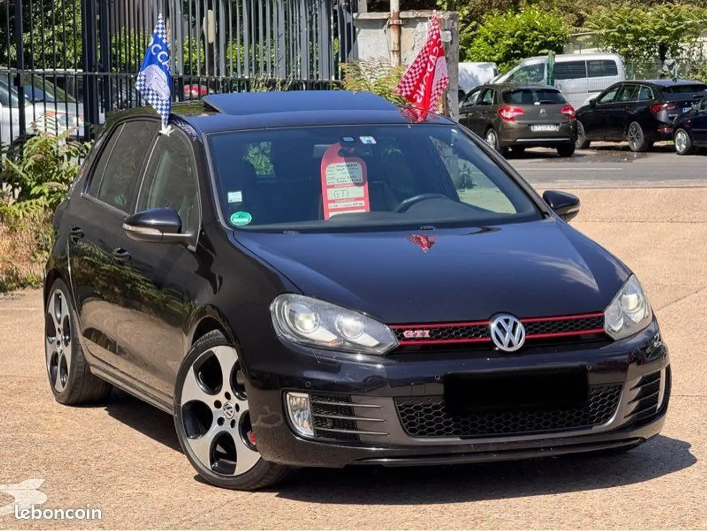 Volkswagen Golf VI GTI 2.0 TFSI 210CV année 08-2010 229.000KM Cert Noir - 2